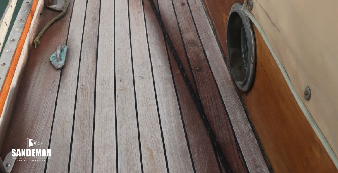 Port side deck view forward