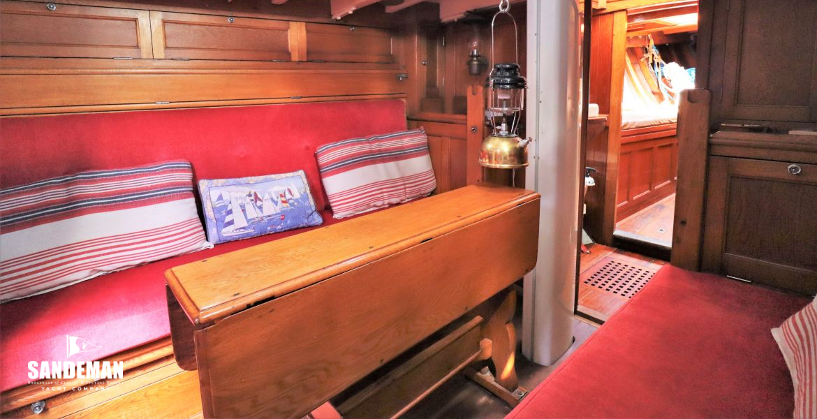 Saloon view forward to port