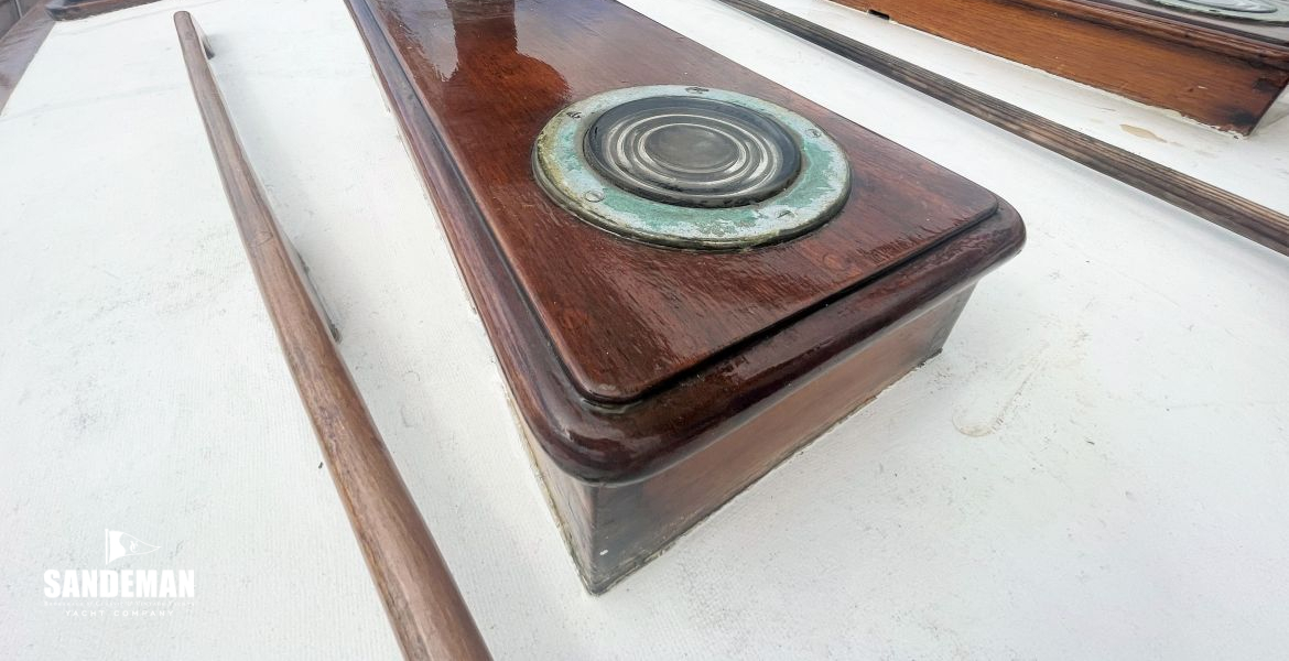 Cabin trunk details view aft