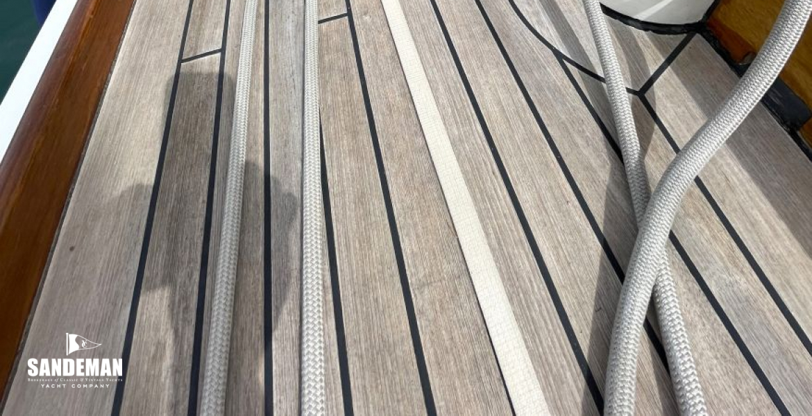 Port side deck view forward
