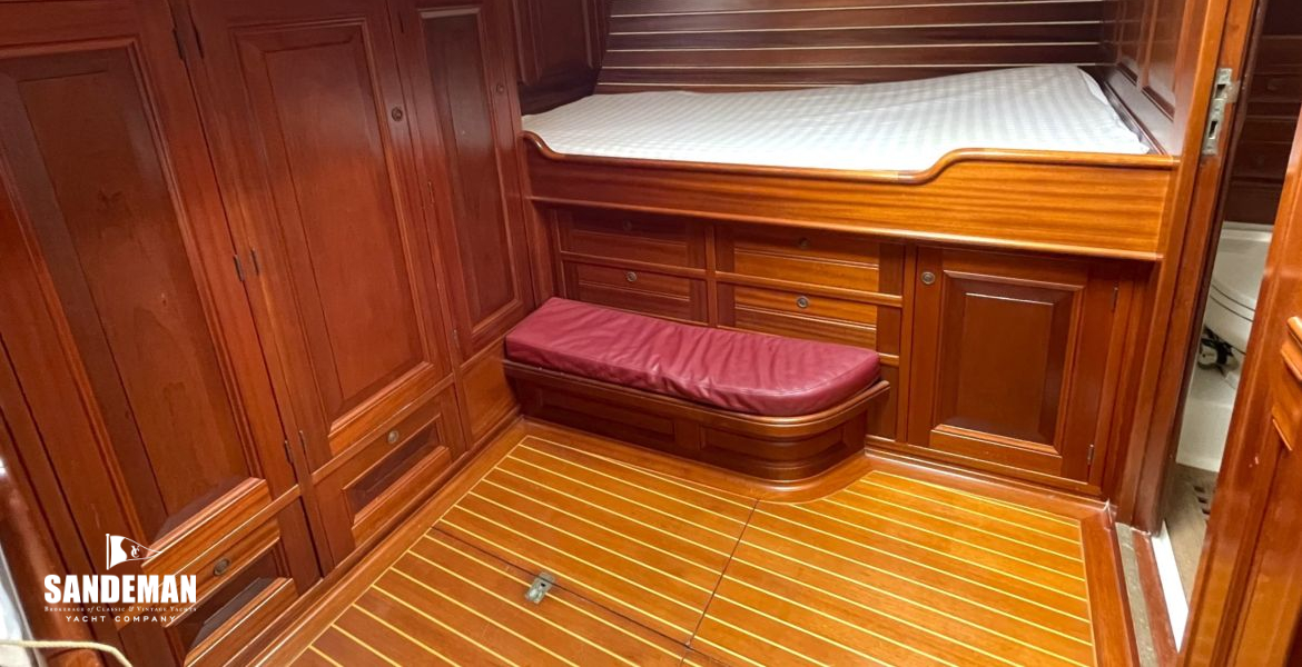 (1) Owner cabin view aft to double berth