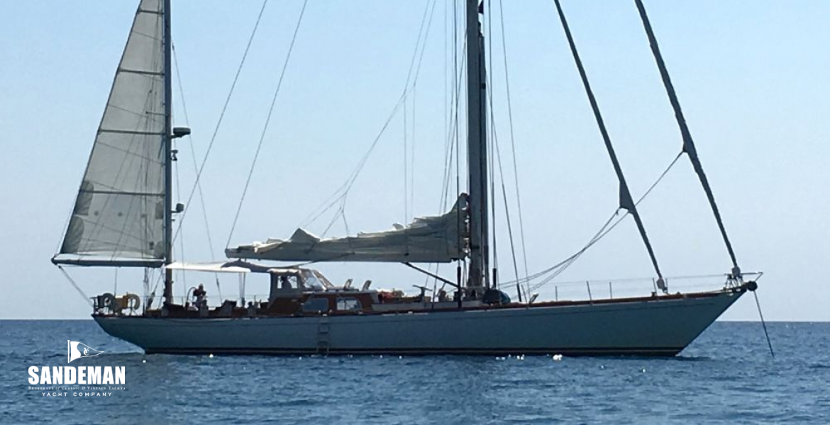 At anchor, mizzen set