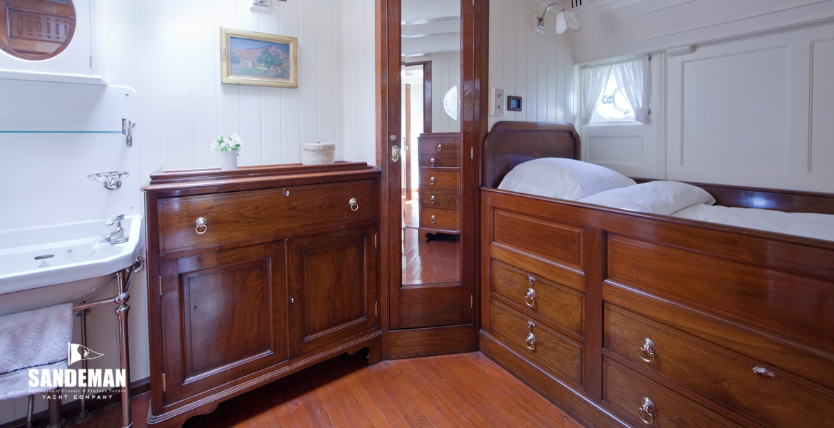 Starboard forward state room [Photo: Bruce Thomas]