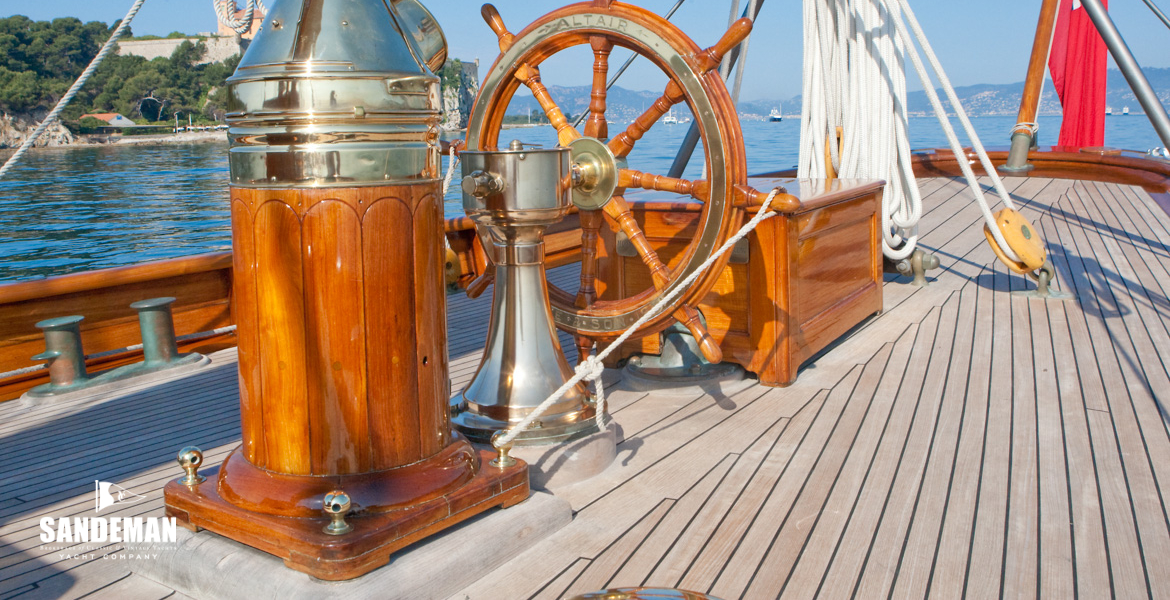 Helm and aft deck