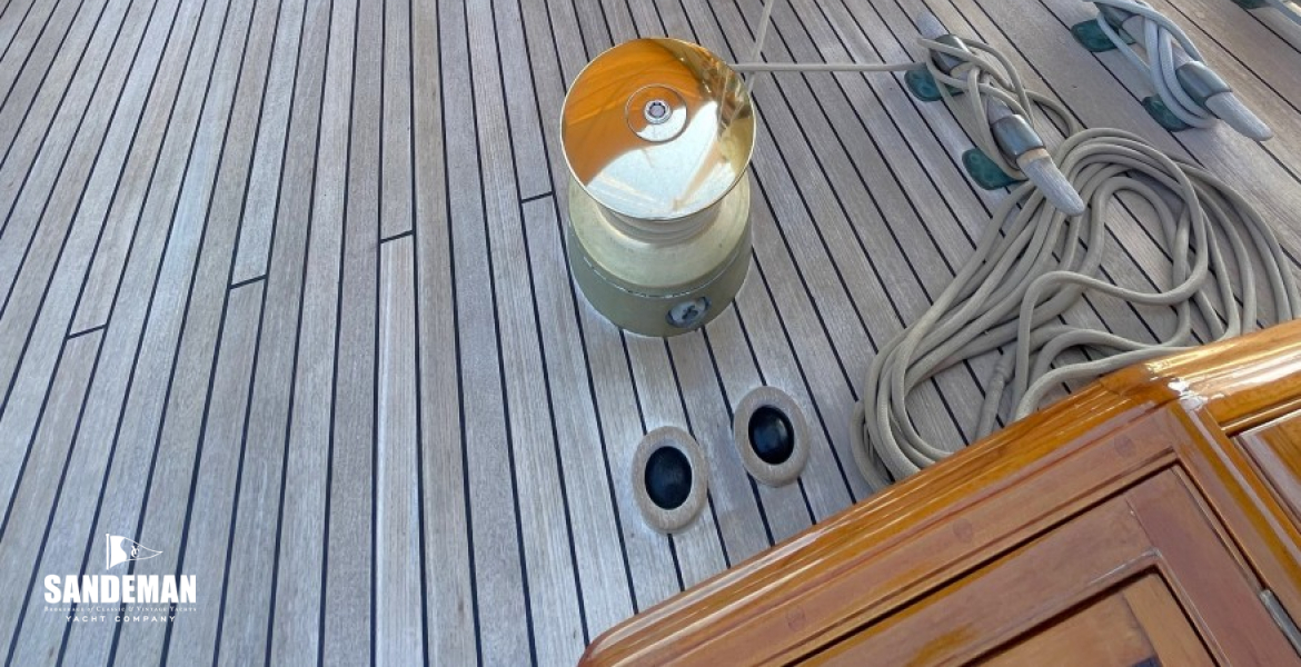 Port side deck view forward