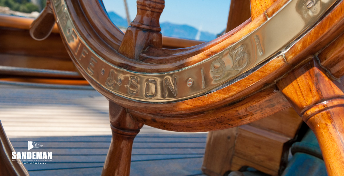 Helm view aft [Photo: Bruce Thomas]