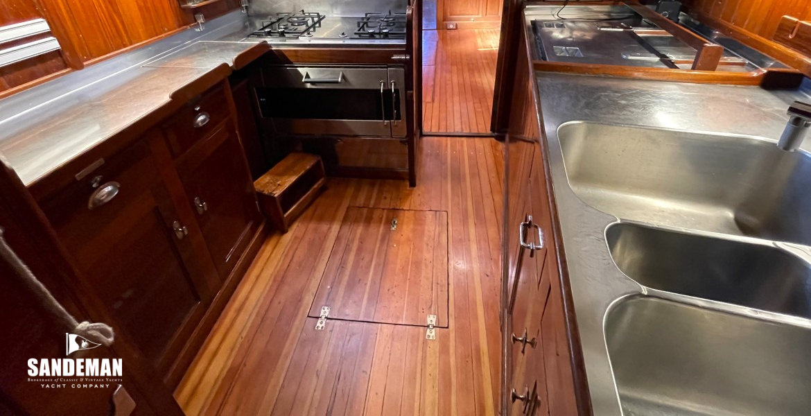 Galley view aft
