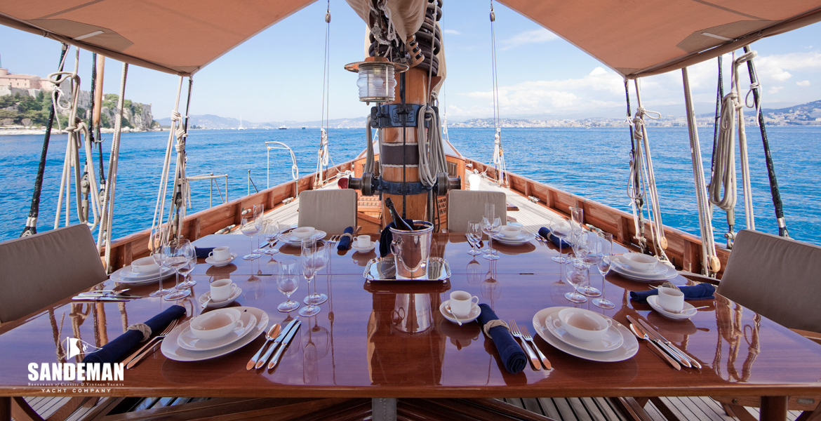 Mid deck dining view aft [Photo: Bruce Thomas]