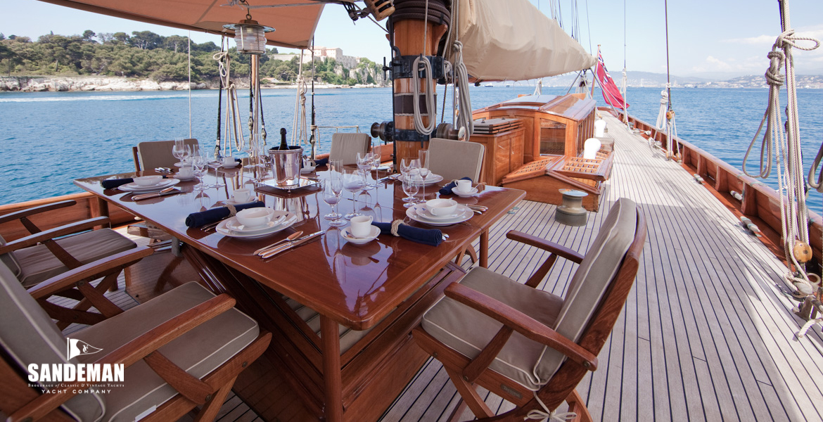 Mid deck dining view aft [Photo: Bruce Thomas]