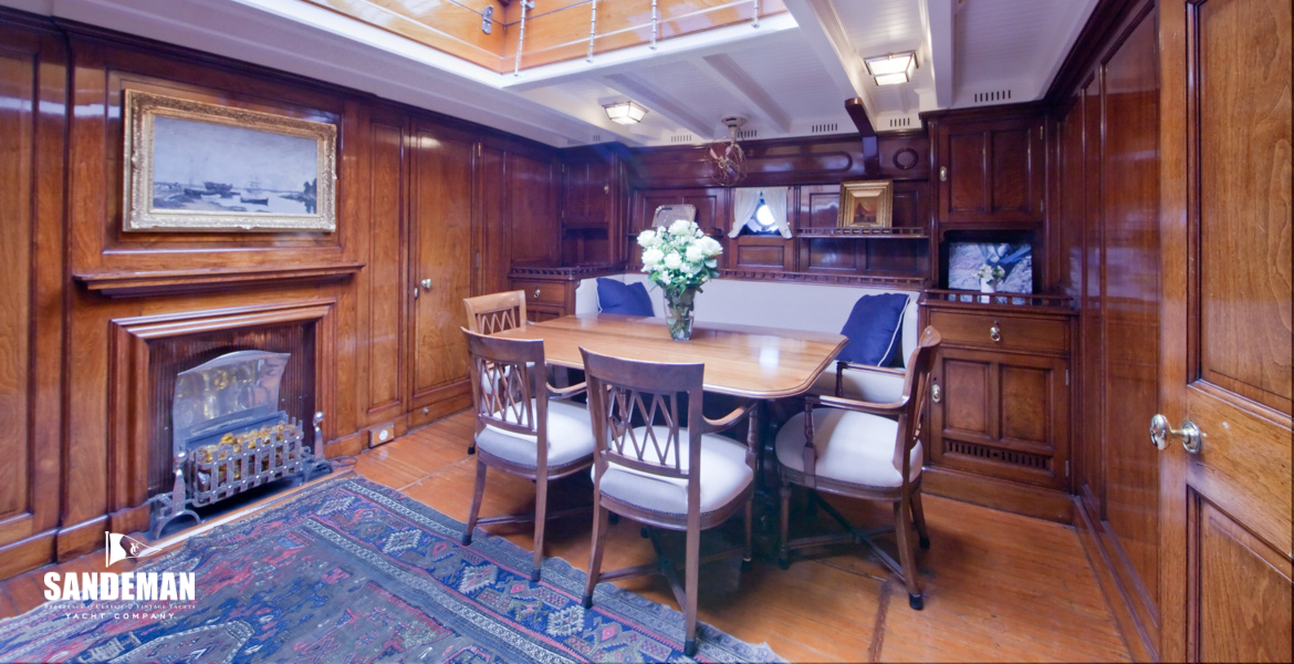 Saloon view forward to starboard [Photo: Bruce Thomas]