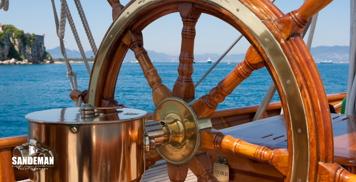 Helm view aft [Photo: Bruce Thomas]