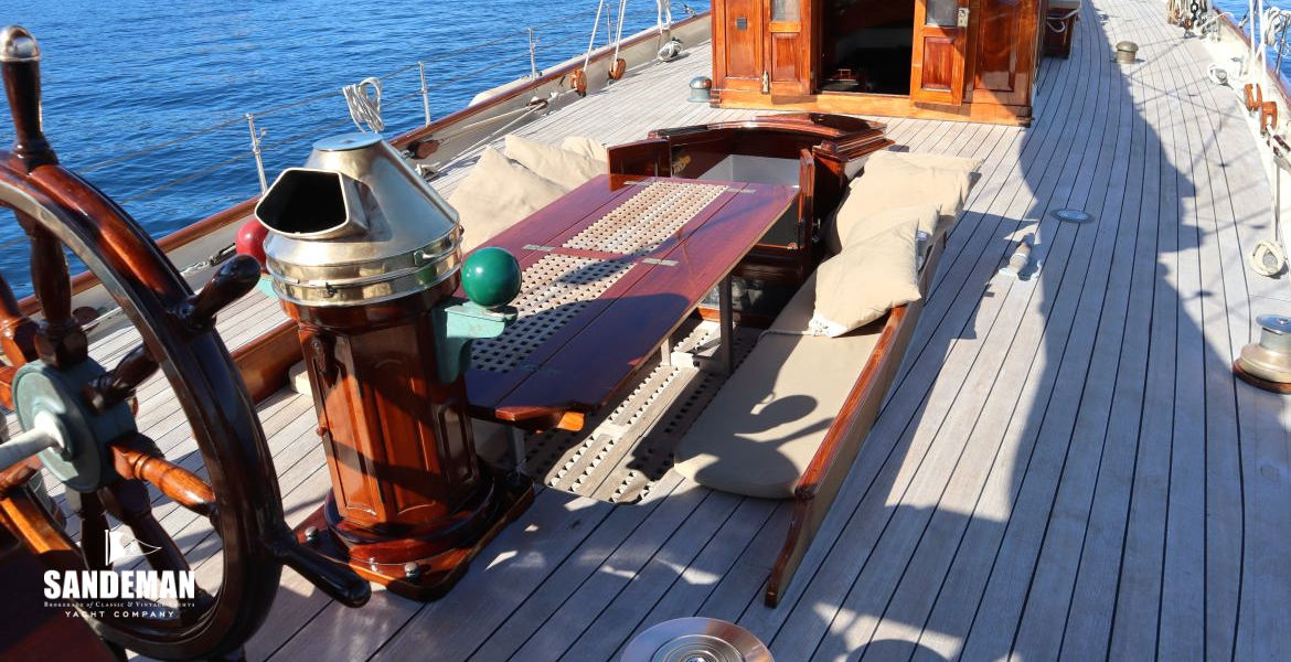 View forward over cockpit