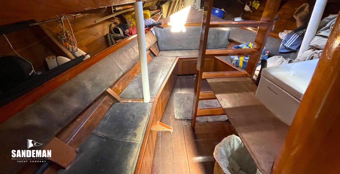 Crew cabin view forward