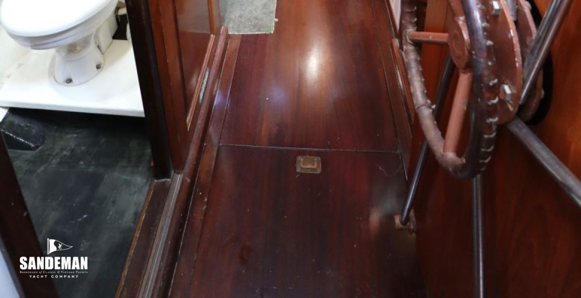 View forward to crew accommodation