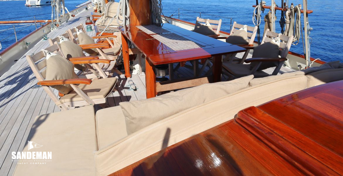 Dining area view forward