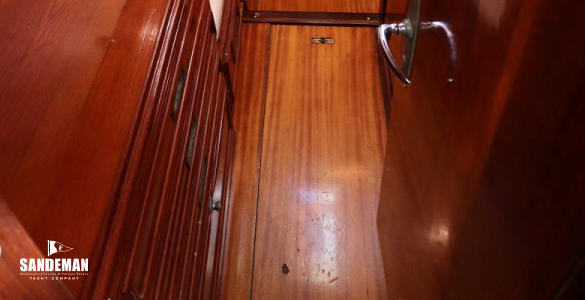 Crew accommodation view aft