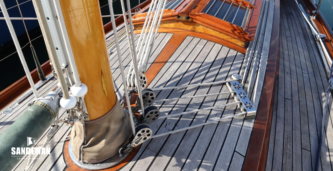 View aft from mast
