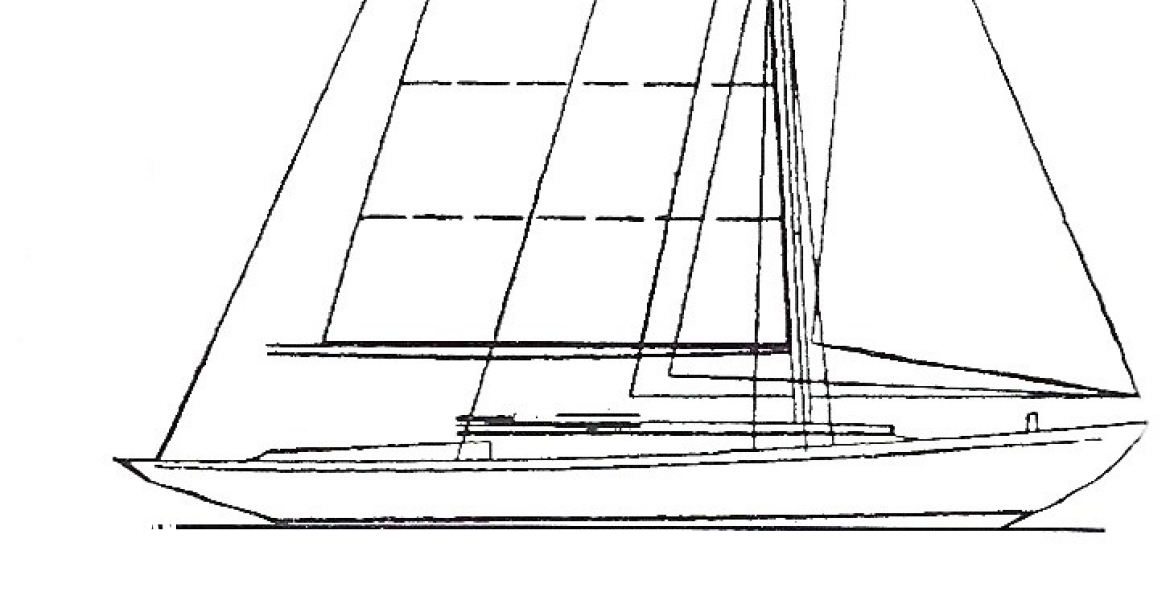 Robert Clark Fractional Rig Sail Plan