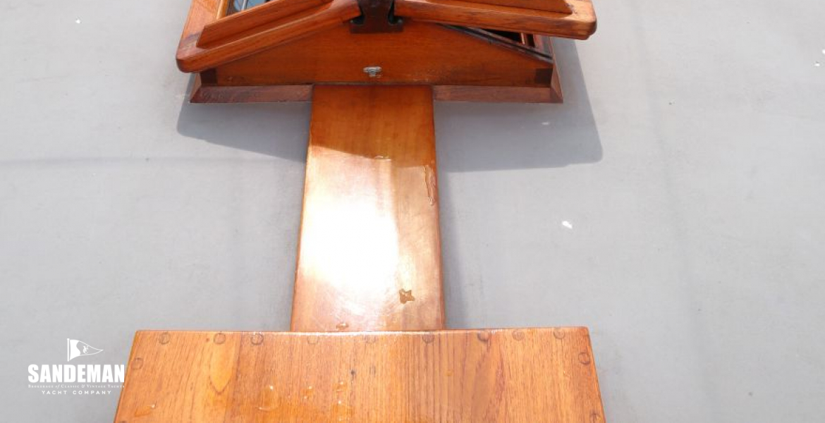 View aft from foredeck