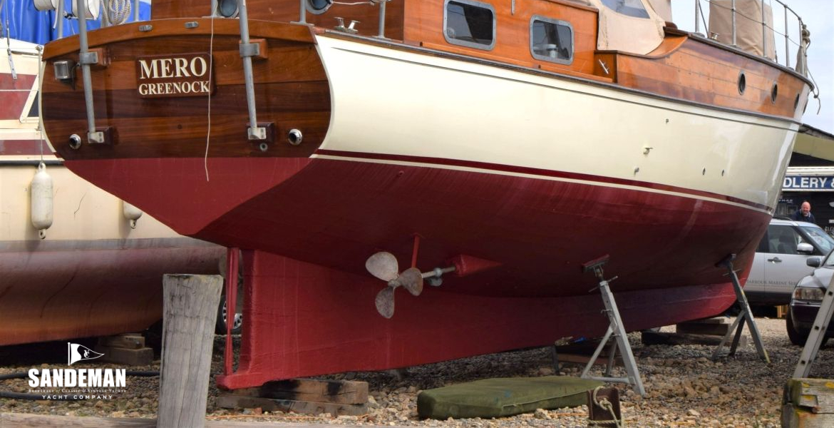 Hauled out aft