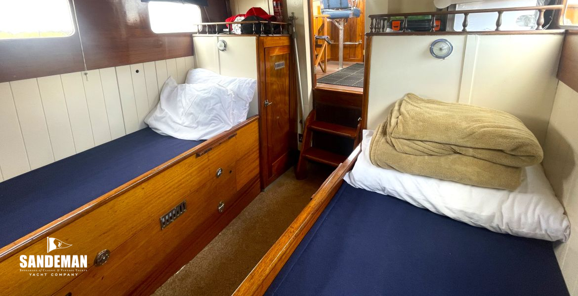 Aft cabin view forward to port