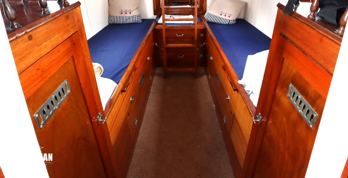Into aft cabin
