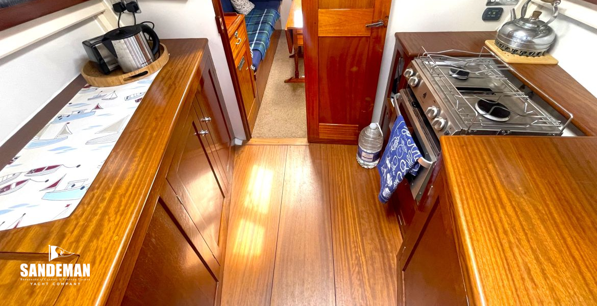 Galley view aft