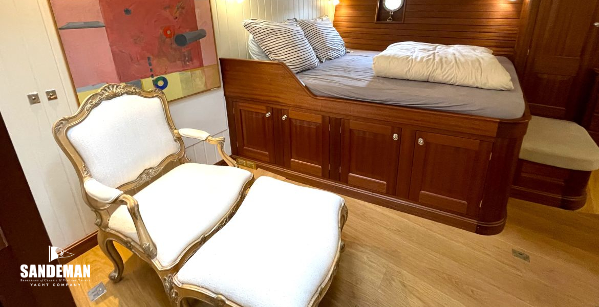 Aft master cabin view to port