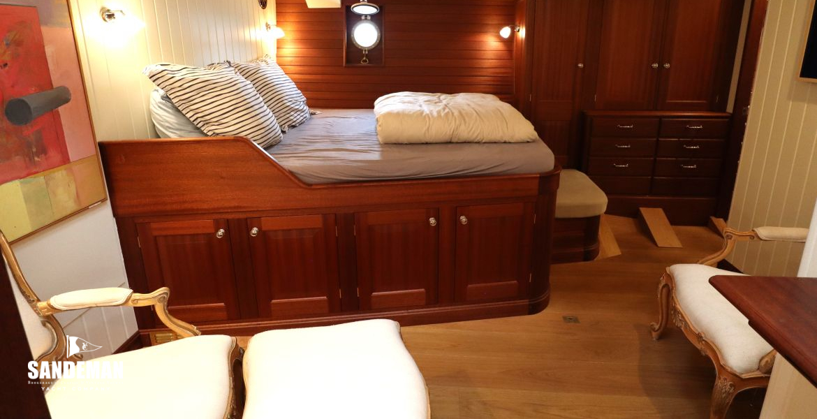 Aft master cabin view to port