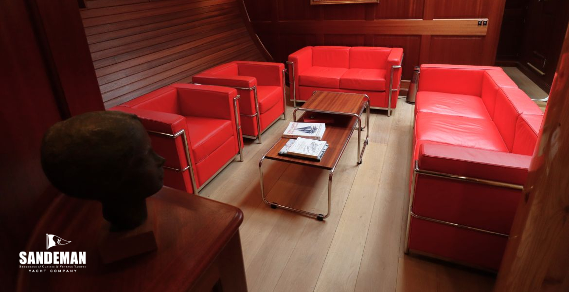 Saloon view forward to port