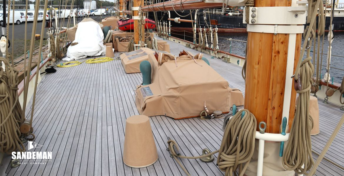 View aft from foremast