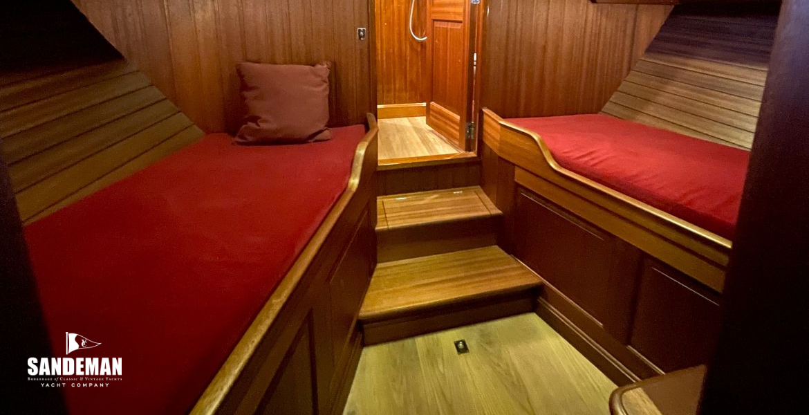 Crew cabin view forward