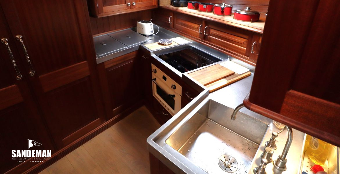 Galley view aft