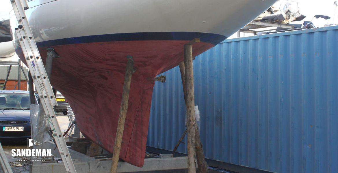 Hauled out port quarter