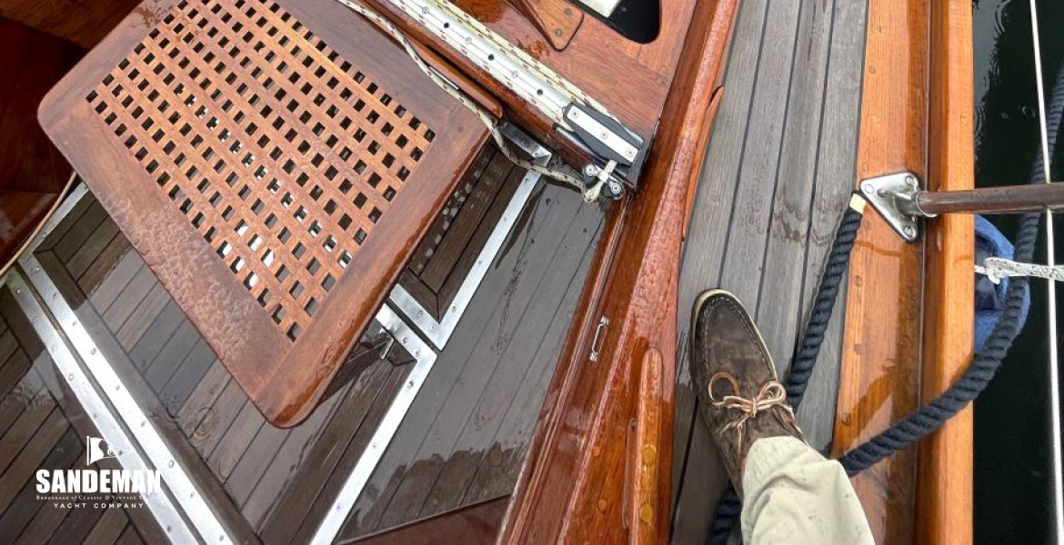 Cockpit view aft
