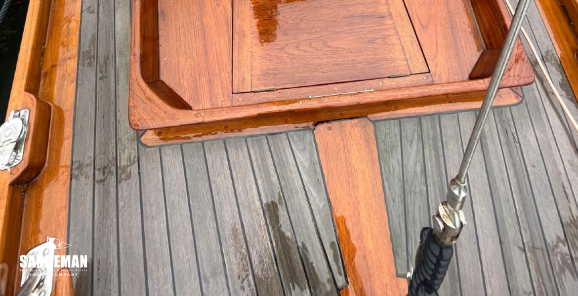 View forward from aft deck