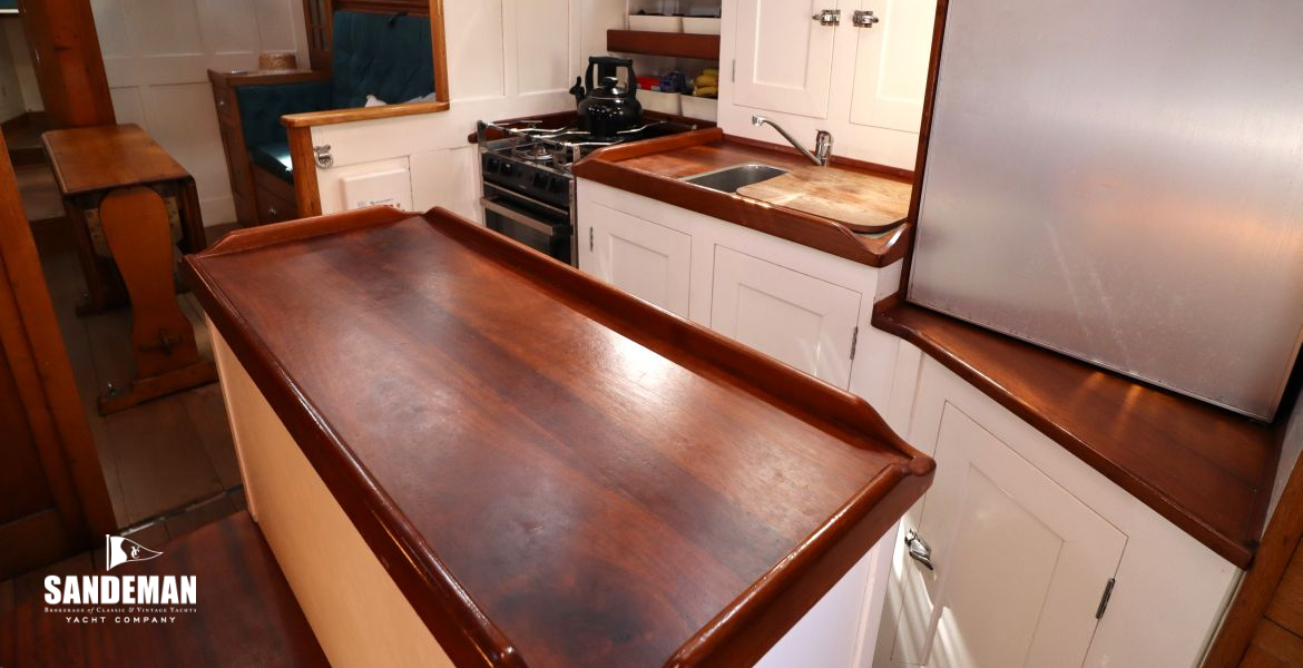 Galley view forward to starboard