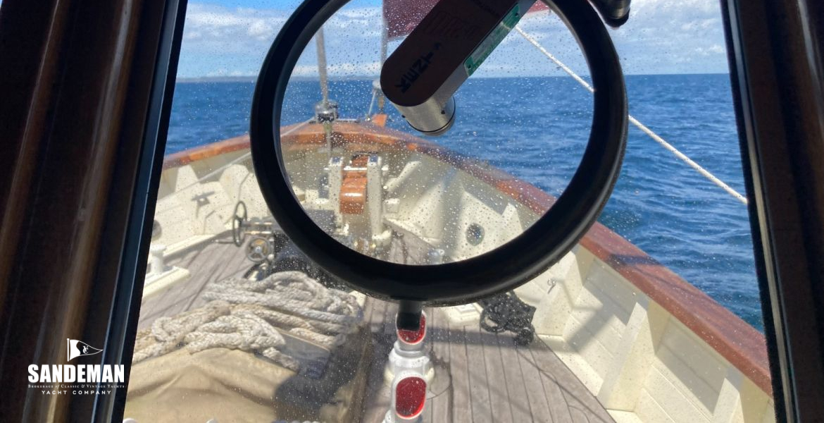 View from the helm