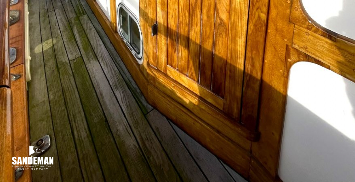 Port side deck view forward