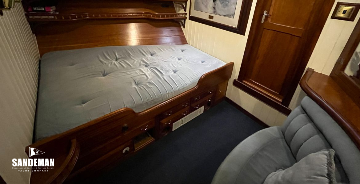 Master cabin view forward to port