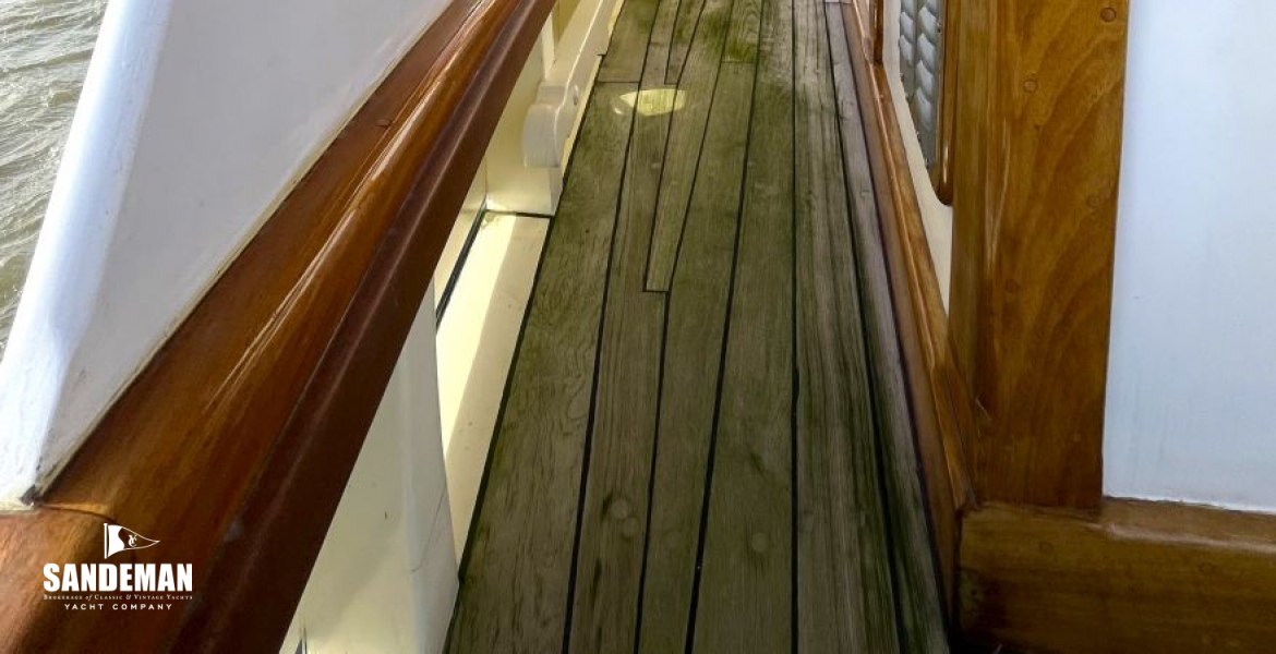 Port side deck view forward