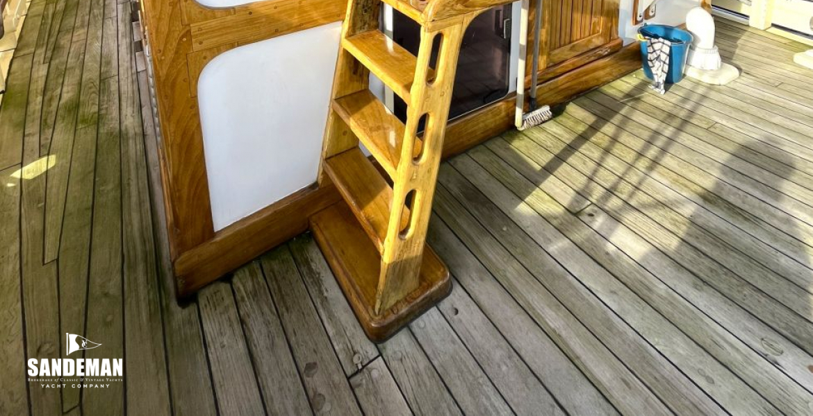 Aft deck view forward
