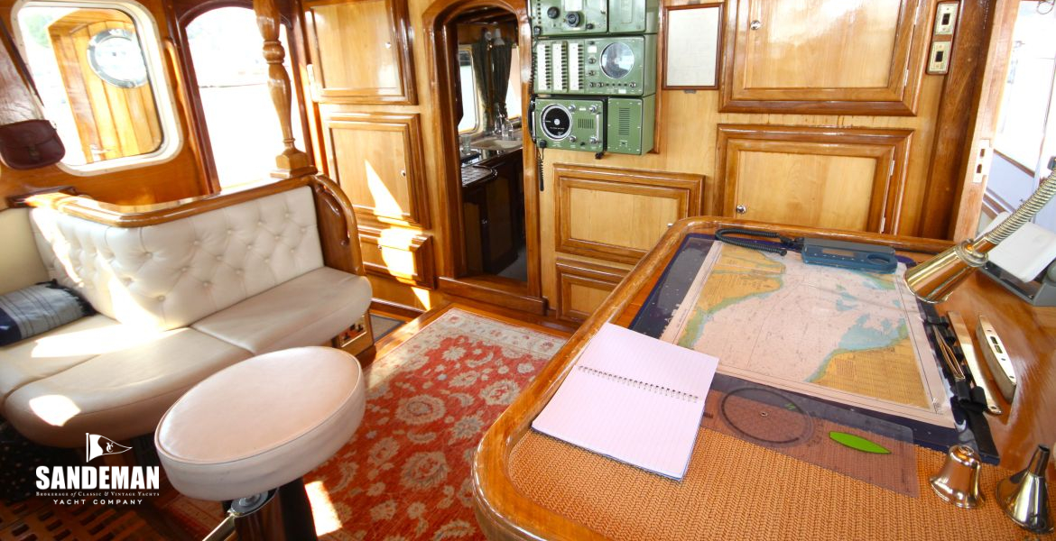 Wheelhouse view aft