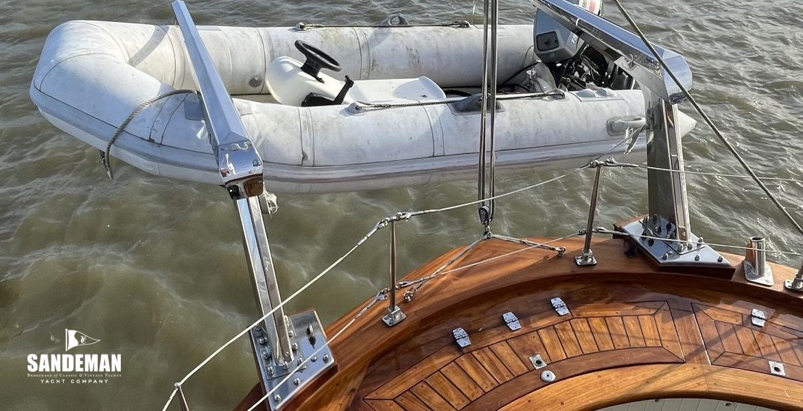 Tender in davits