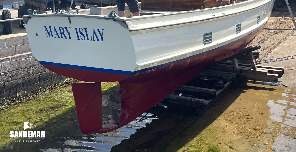 Hauled out aft