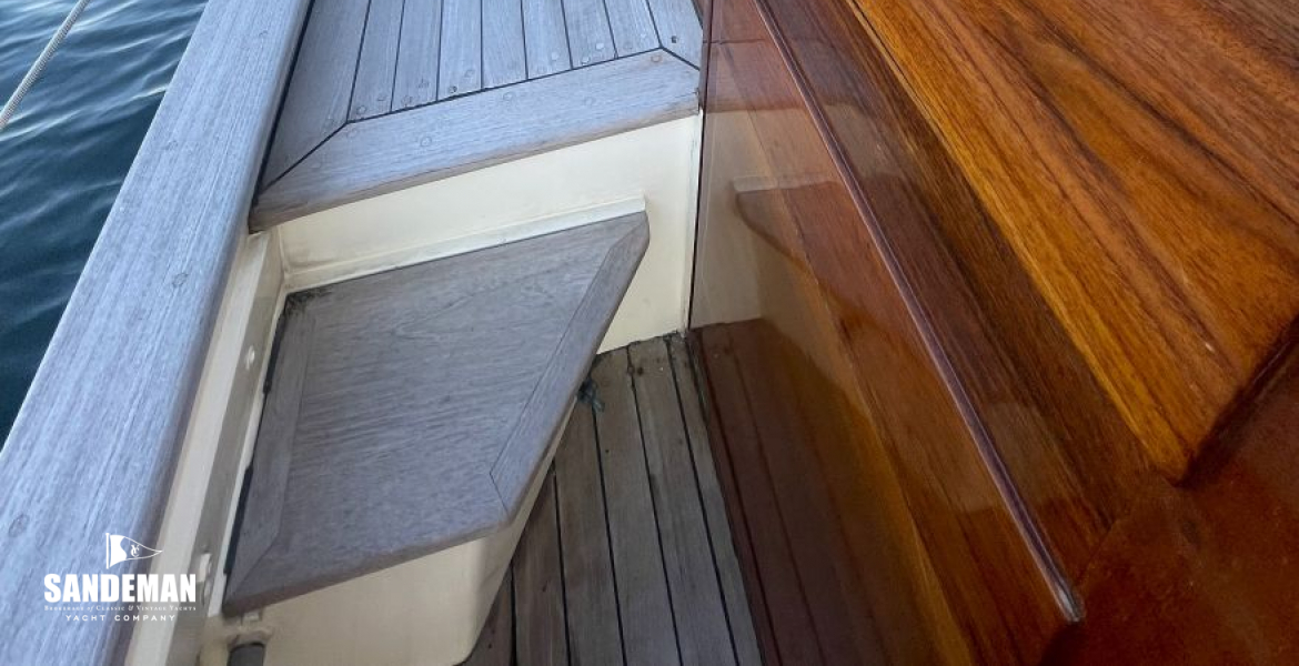 Port side view forward