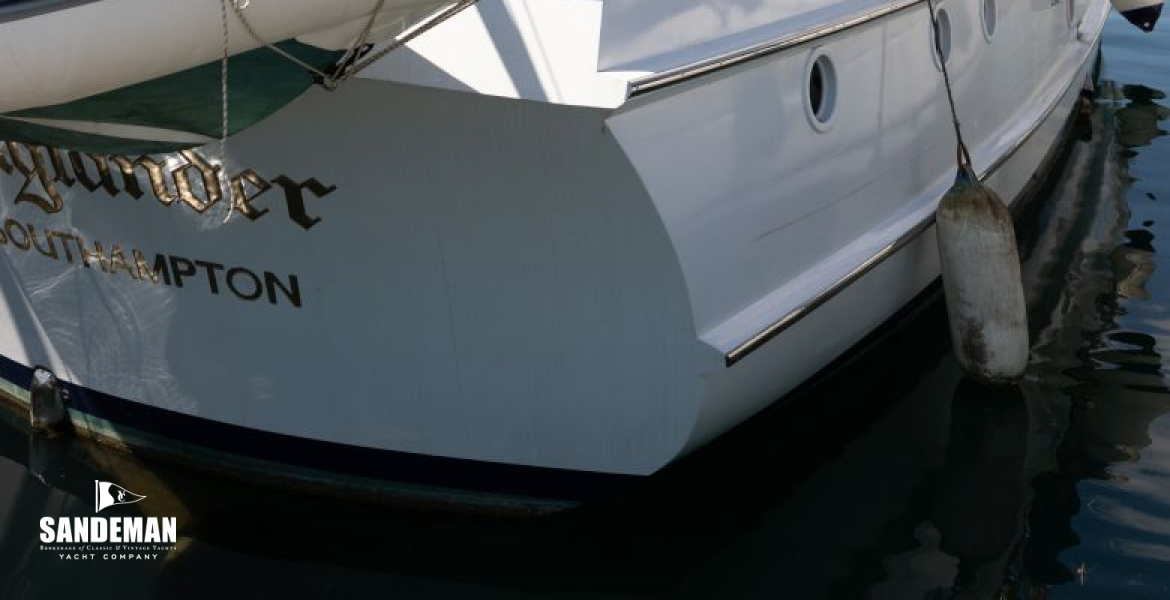 Transom view forward