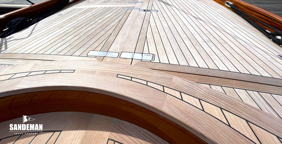 Aft deck from cockpit