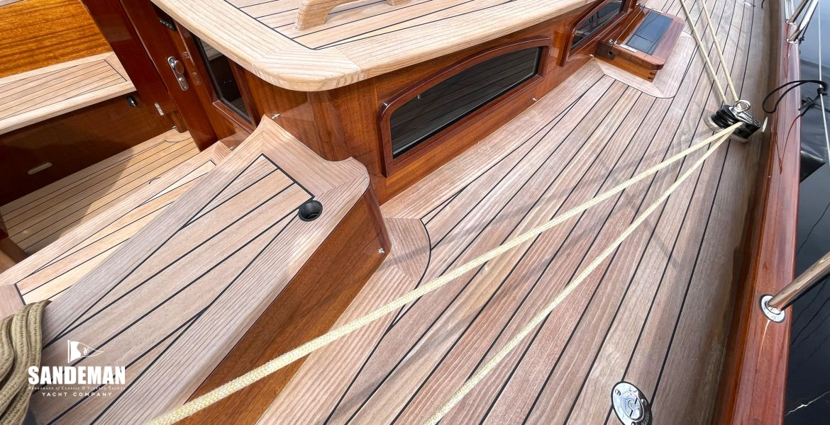 View forward over deckhouse