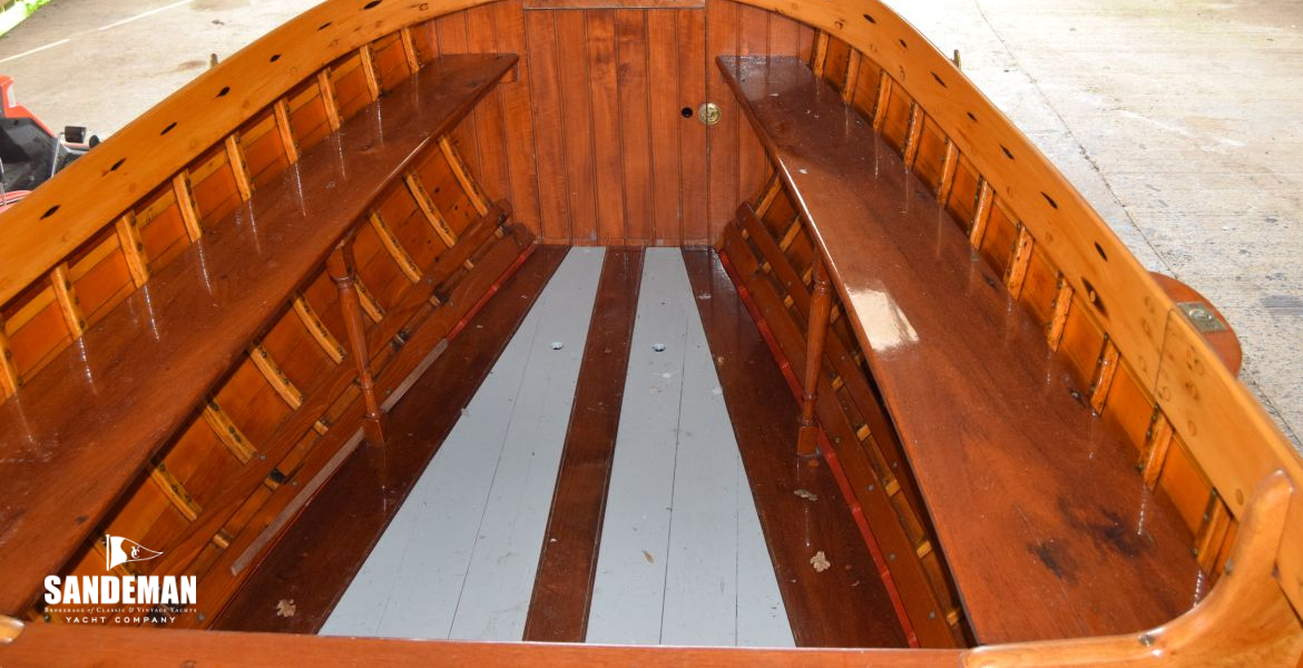View forward from engine box